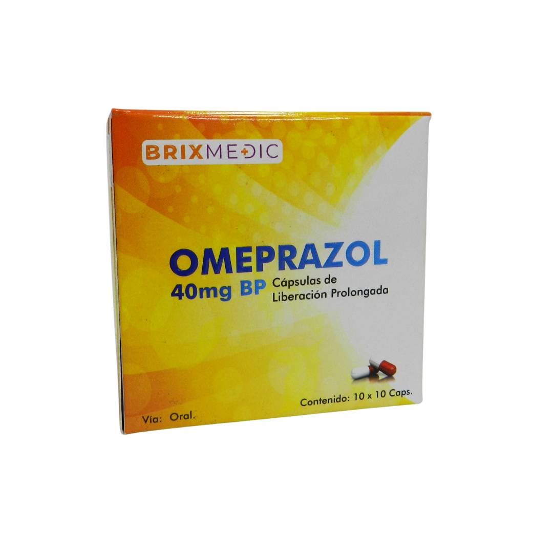 OMEPRAZOL 40 MG USP CÁPSULAS DE LIBERACIÓN PROLONGADA | Brix Medic ...